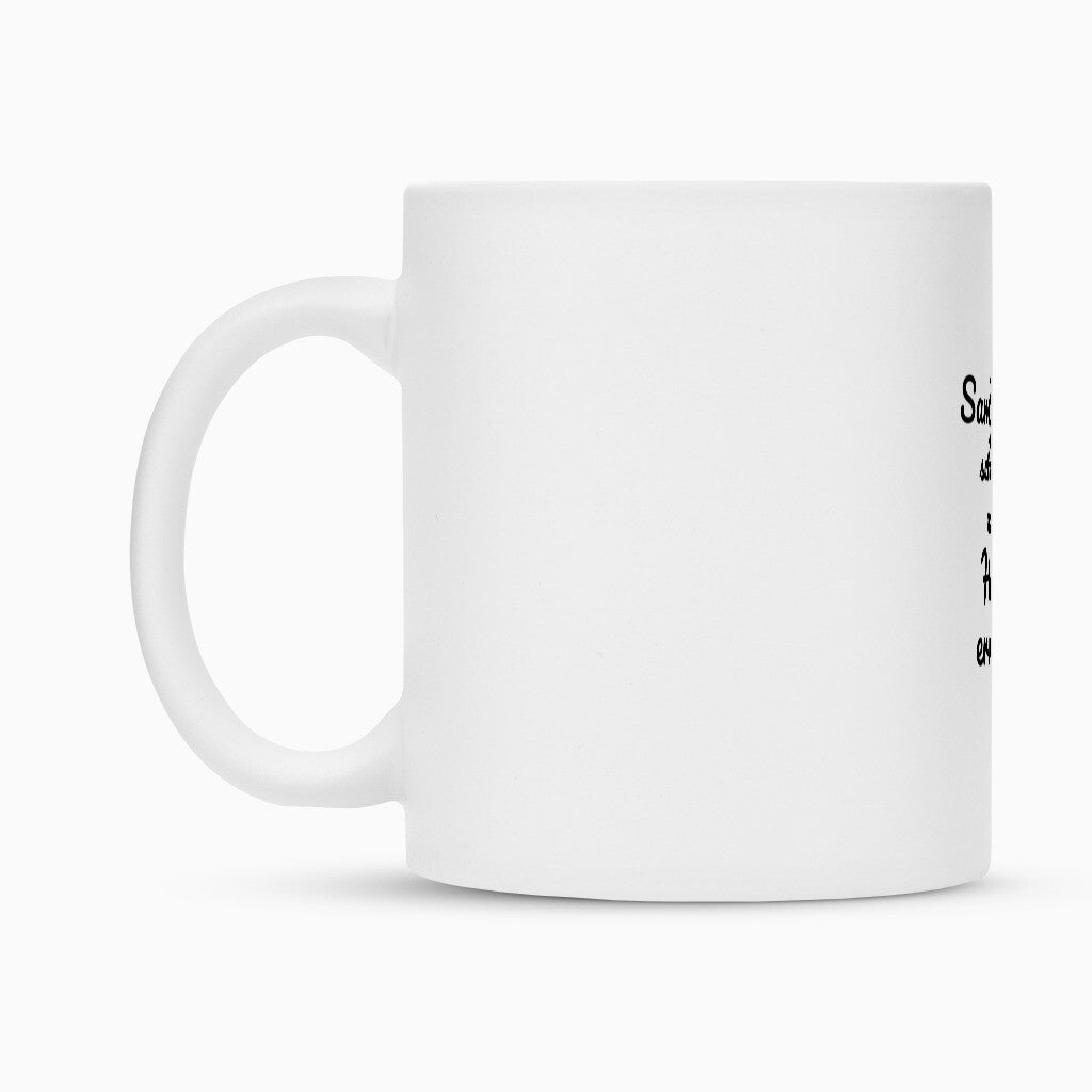 Samtpfote, Katzenspruch Tasse, perfektes Geschenk für Katzenfreunde und Liebhaber, Herz und Katze vereint