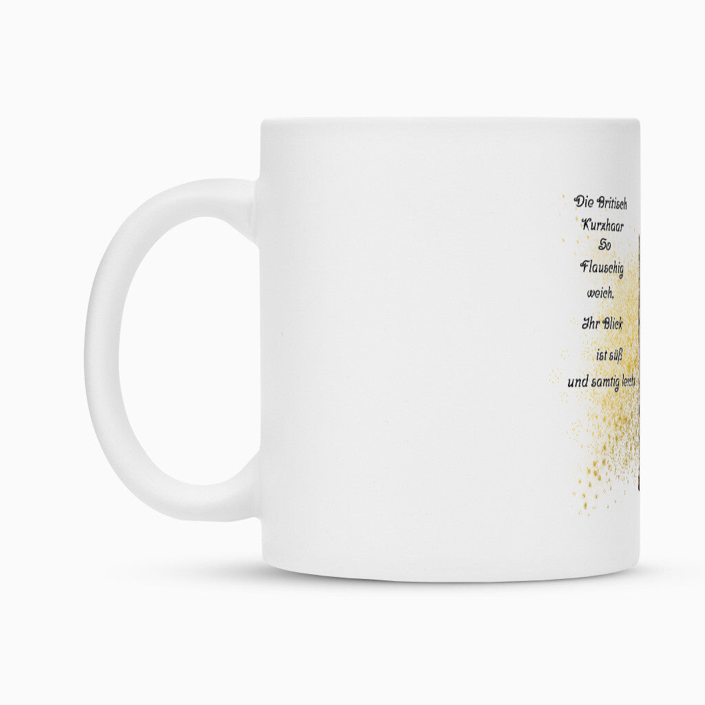 Britisch Kurzhaar Katzen Tasse, niedliches Geschenk, für Kaffee oder Tee.