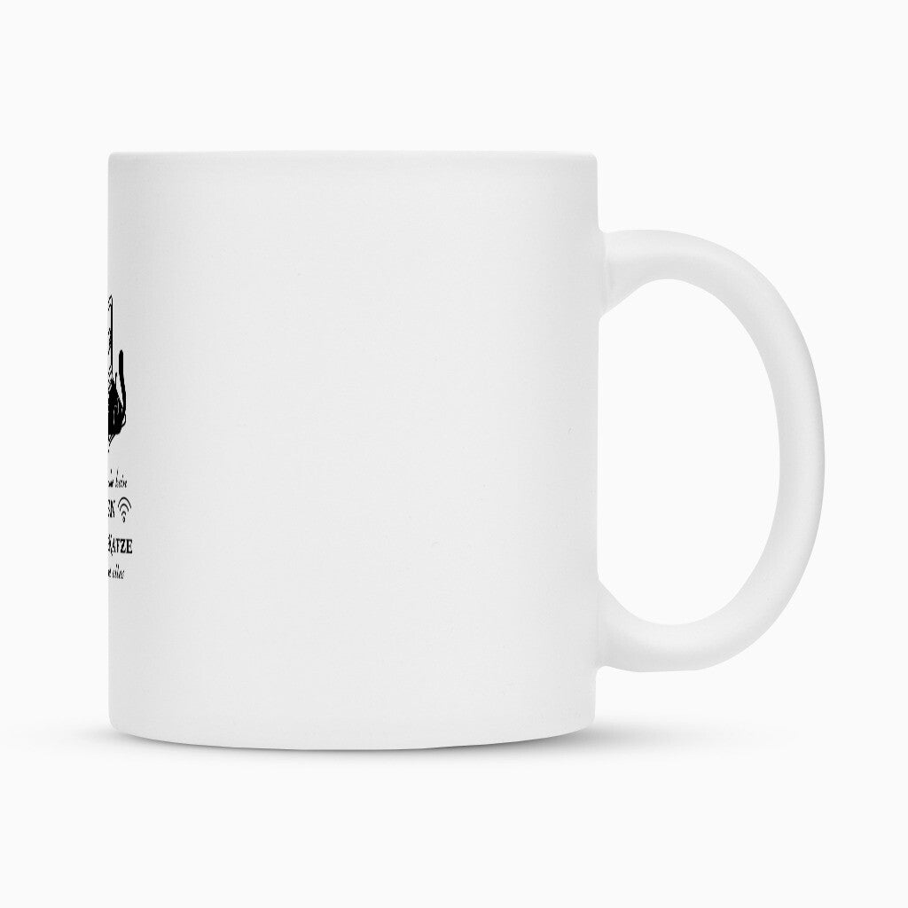 lustiges Katzenmotiv auf Tasse, perfektes Geschenk für alle Katzenfreunde