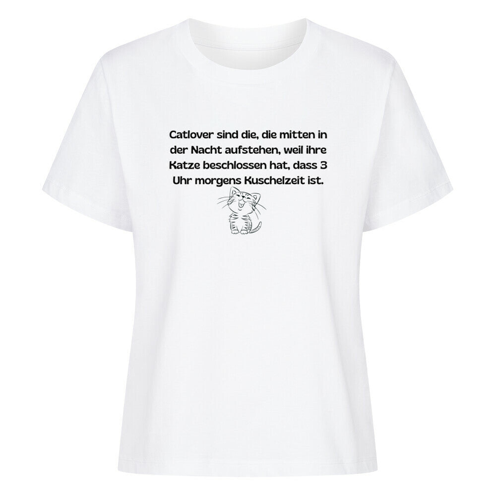 f381884a-22T-Shirt für Frauen mit Katzenmotiv, in weiß Lustiger Katzenspruch, Catlover sind....1a-4fa2-a8d2-07d1f5dc1d77
