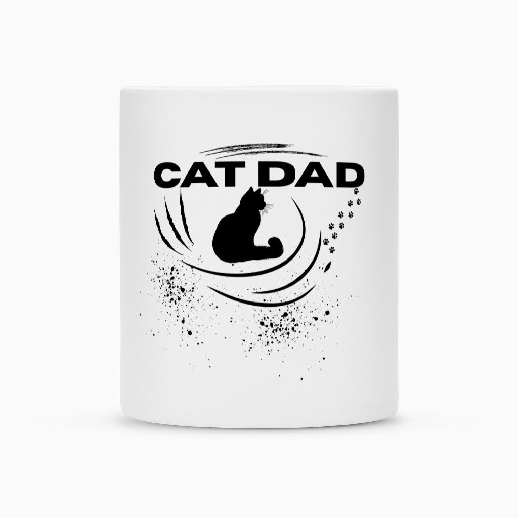 Tasse mit Katzenmotiv – Geschenk für Katzenpapa
